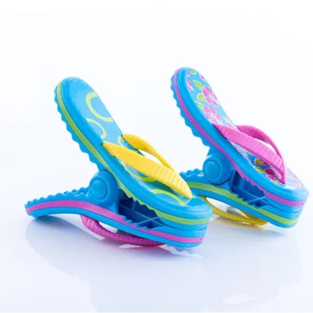 Boca Clips Towel Clips Flip Flops NWT